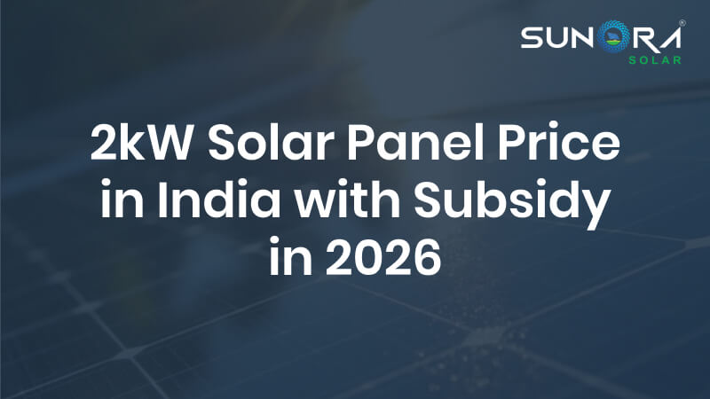 2kW solar panel price in India